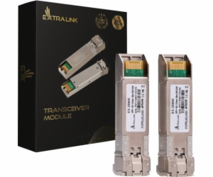 Extralink SFP+ 10G 2-balení | Modul SFP+ | 10Gbps LC/UPC ...