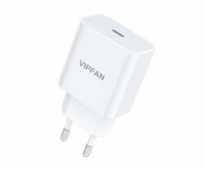 Nástěnná nabíječka VFAN E04, USB-C, 20W, QC 3.0 + kabel L...