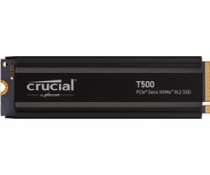 Crucial® T500 4TB PCIe Gen4 NVMe M.2 SSD s chladičem