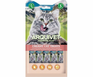 ARQUIVET Creamy snack with tuna and salmon - treat for ca...