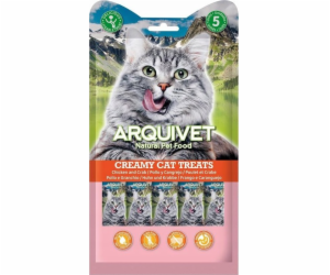 ARQUIVET Chicken with crab - cat treats - 5 x 14g