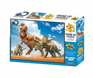 PRIME 3D PUZZLE - T - rex versus Triceratops 500 dílků