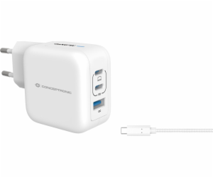 nabíječka CONCEPTRONIC Ladegerät 3Port 67W, 2xUSB-C, 1xUS...