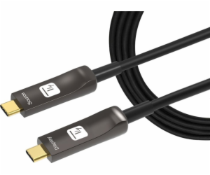 Techly  USB-C kabel AOC Fiber M/M kabel 15m