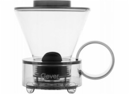 Clever  Dripper - Skleněný kávovar 500ml, transparentní šedý