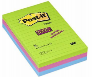 Post-it Pad super lepivý 660-3 ssuc mix barev 101x152mm 3...