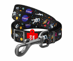 Waudog nylon dog leash, "NASA" pattern, 20 mm wide, 152-1...