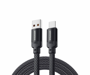 USB to USB-C cable, Essager, EXCT-YS01-P, 100W, 1m (black)