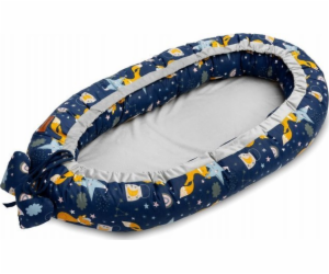 Sensillo COCOON VELVET NAVY NAVY FOXES 80x45