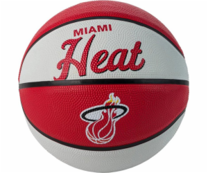 Wilson  Team Retro Miami Heat Mini míč WTB3200XBMIA Red 3