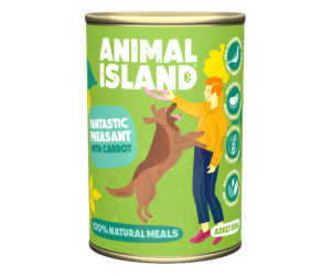 ANIMAL ISLAND Bažant s mrkví - vlhké krmivo pro psy - 400 g