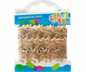 Craft with Fun CF DECK DECORATION STARS TAPE 2M/2,5CM ZLA...