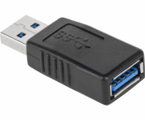 USB adaptér USB – USB černý (LEC-ZLA0866)