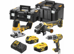 Sada elektrického nářadí Dewalt  COMBO SET 18V DCK329P2T (DCD796+DCG405+DCS335) 2x5,0Ah