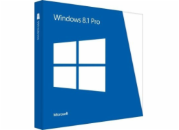 Operační systém Microsoft Microsoft Windows 8.1 Pro, kompletní produkt (FPP), 20 GB, 2 GB, 1 GHz, němčina, DVD