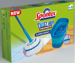 Mop Spontex Twist Ultra kompaktní sada mopu + vědra 19800...