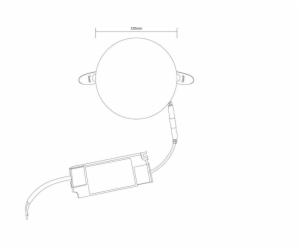 Vestavné svítidlo Domoletti FRAMELESS, 18W, 4000°K, LED