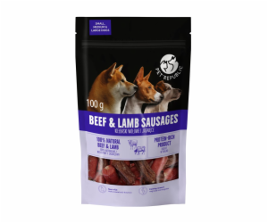 PETREPUBLIC Beef and lamb sausages - pamlsek pro psa - 100g