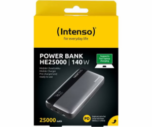 INTENSO HE25000, Powerbanka 25000mAh, šedá