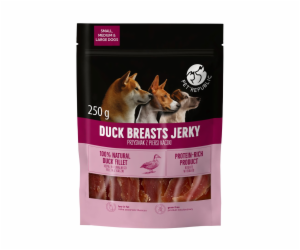 PETREPUBLIC Duck breasts jerky - pamlsek pro psa - 250g