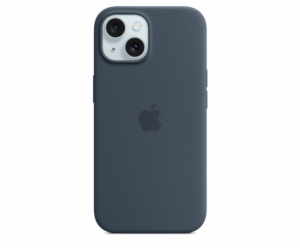 iPhone 15 Silicone Case with MagSafe - Storm Blue