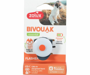 ZOLUX Bivouak Svítící přívěsek na obojek LED USB modrý – ...