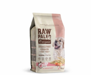 VET EXPERT Raw Paleo Healthy Grain Puppy Losos a ječmen -...