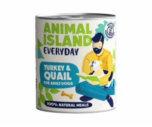 ANIMAL ISLAND Everyday Turkey and quail - vlhké krmivo pr...