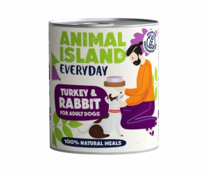 ANIMAL ISLAND Everyday Turkey and rabbit - vlhké krmivo p...