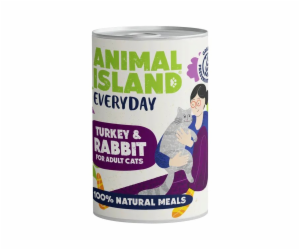 ANIMAL ISLAND Everyday Turkey and rabbit - mokré krmivo p...