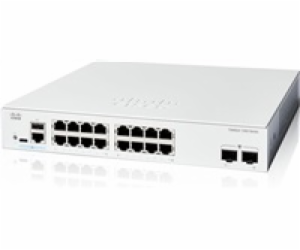 Cisco Catalyst switch C1300-16T-2G (16xGbE,2xSFP,fanless)...