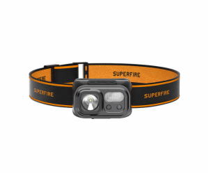 Superfire HL23-S headlamp flashlight, 350lm, USB-C