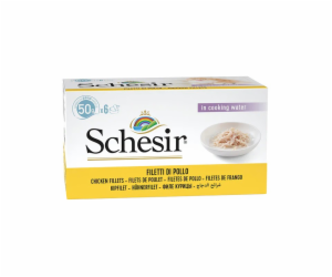 SCHESIR Chicken fillets in broth - wet cat food - 6x50g