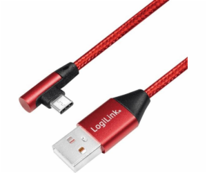 LogiLink USB-A - USB-C USB kabel 1 m červený (CU0146)