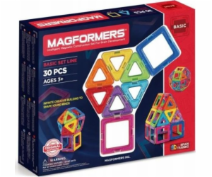 Magnetické bloky Magformers Basic 30 ks.