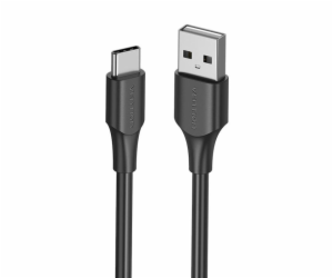 USB 2.0 to USB-C cable Vention CTHBC 3A, 0,25m black