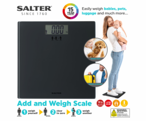 Salter SA00300 GGFEU16 Add and Weigh Scale Black