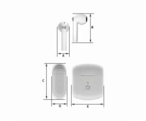 Manta MTWS010W Rytmo X TWS White