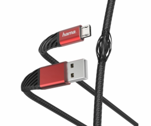 Hama 00187216 Extreme Charging/Data Cable, USB-A - Micro-...