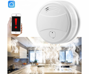 Spring Smart WiFi Photoelectric Smoke Detektor, White