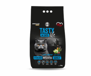 BIOFEED Tasty Cats Life Sterilized Salmon - suché krmivo ...