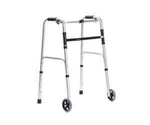 Walking frame rehabilitation with wheels