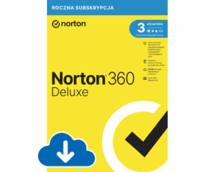 Norton 360 Deluxe pro 3 zařízení na 36 měsíců (21441561)