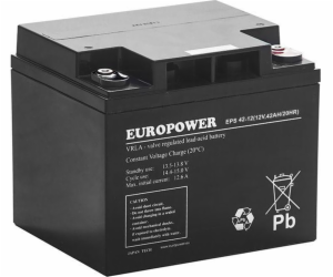 EUROPOWER AGM baterie EPS řady 12V 42Ah (životnost 8-12 let)