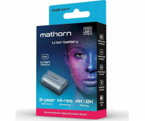 Náhradní baterie Astar Mathorn MB-201 2250mAh USB-C LP-E6NH