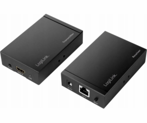 LogiLink HDMI-Extender-Set přes LAN, 50m, 4K/30Hz, HDCP, IR