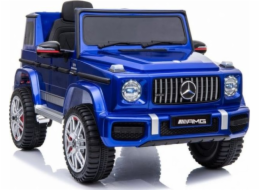  sportovní vůz Mercedes G63 AMG s modrým lakem na baterie