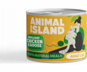 ANIMAL ISLAND Chicken and goose - wet cat food - 200g