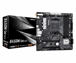 ASRock B450M/AC R2.0 / AMD B450 / AM4 / 4x DDR4 DIMM / M....