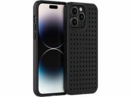 Sada pouzder Pinit Pinit Dynamic + odznak květina/motýl iPhone 14 Pro Max 6,7" černo/černý vzor 1